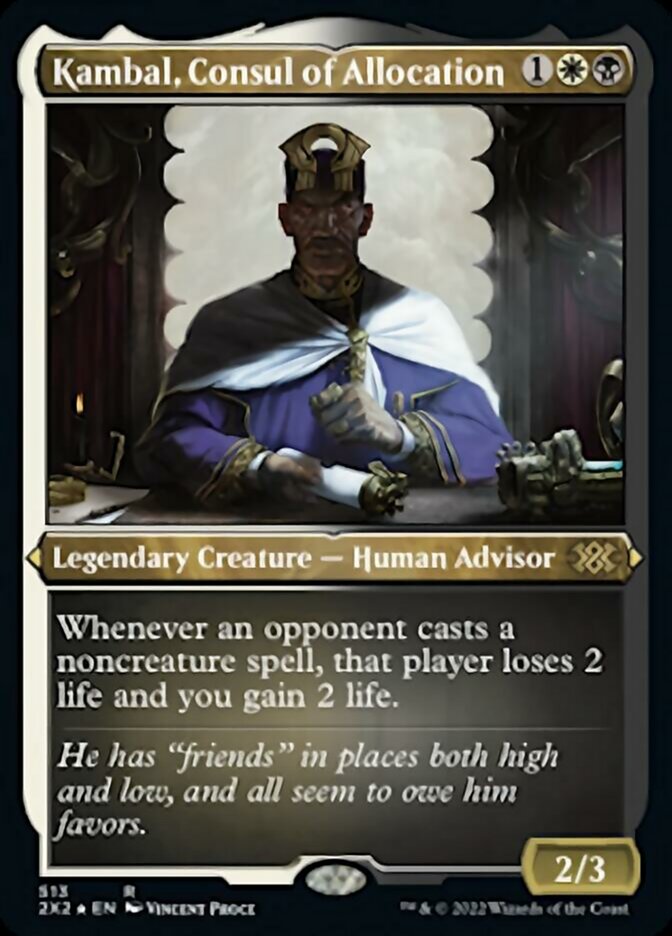 Kambal, Consul of Allocation (Foil Etched) [Double Masters 2022] | Fandemonia Ltd