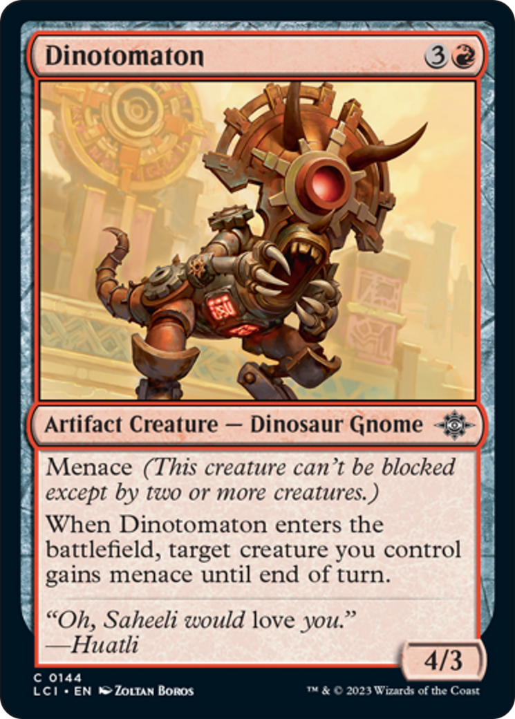 Dinotomaton [The Lost Caverns of Ixalan] | Fandemonia Ltd