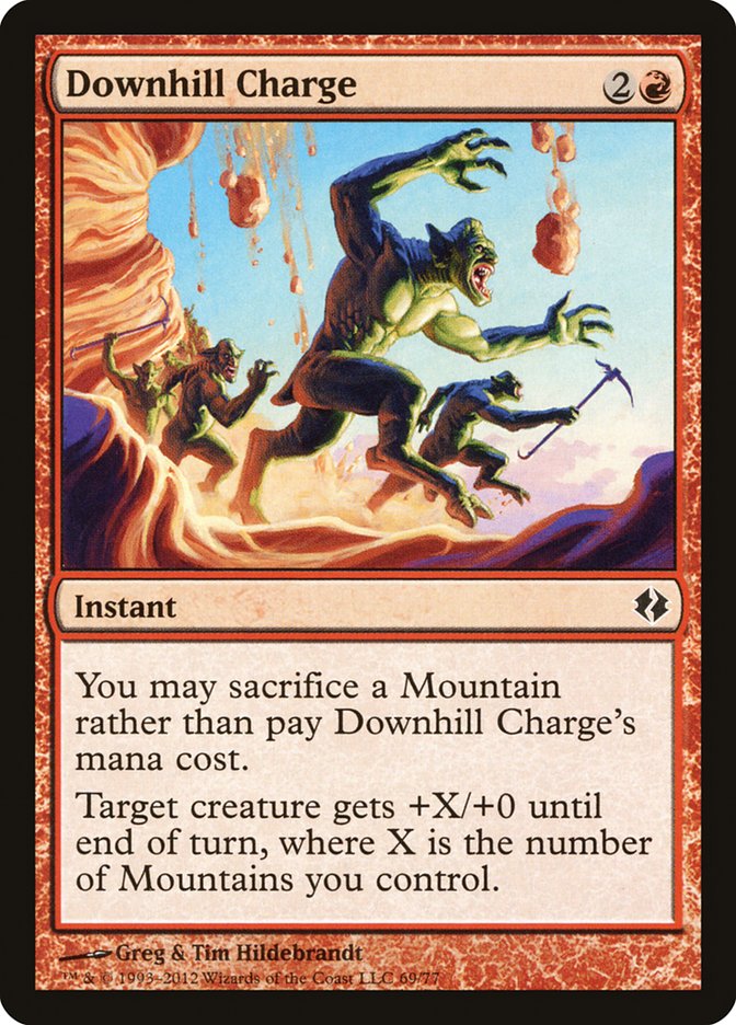 Downhill Charge [Duel Decks: Venser vs. Koth] | Fandemonia Ltd