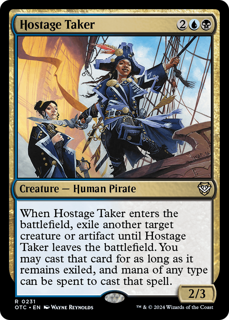 Hostage Taker [Outlaws of Thunder Junction Commander] | Fandemonia Ltd
