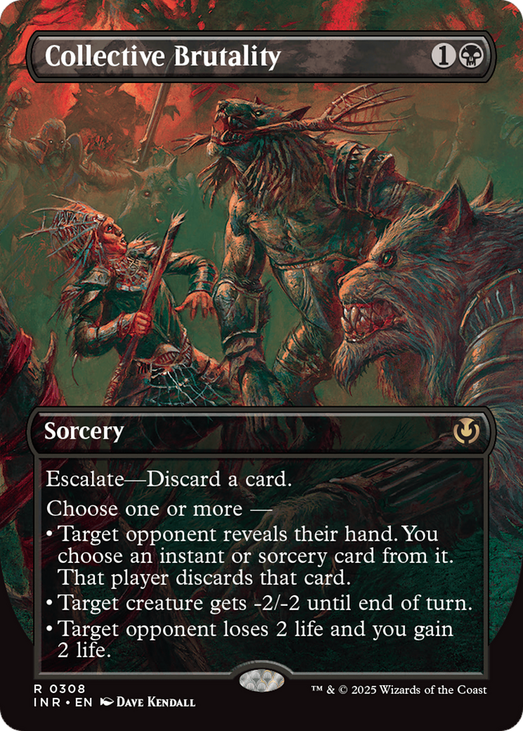 Collective Brutality (Borderless) [Innistrad Remastered] | Fandemonia Ltd
