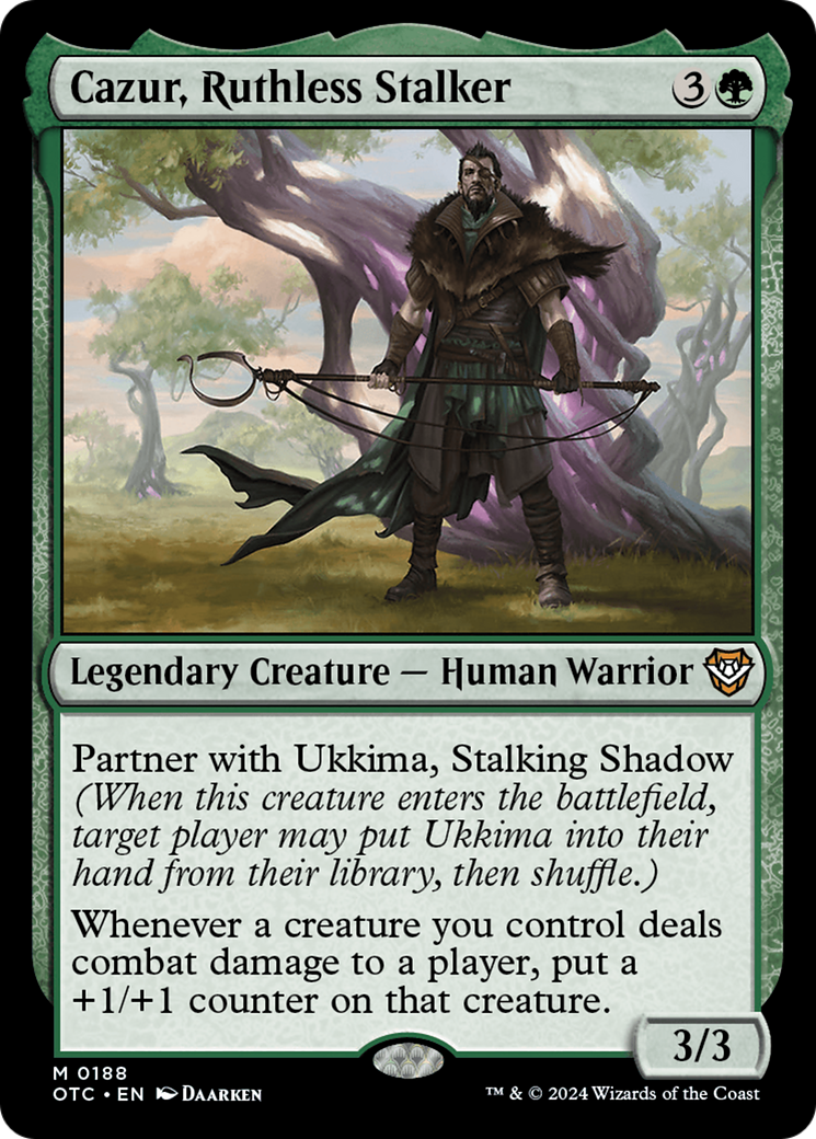 Cazur, Ruthless Stalker [Outlaws of Thunder Junction Commander] | Fandemonia Ltd