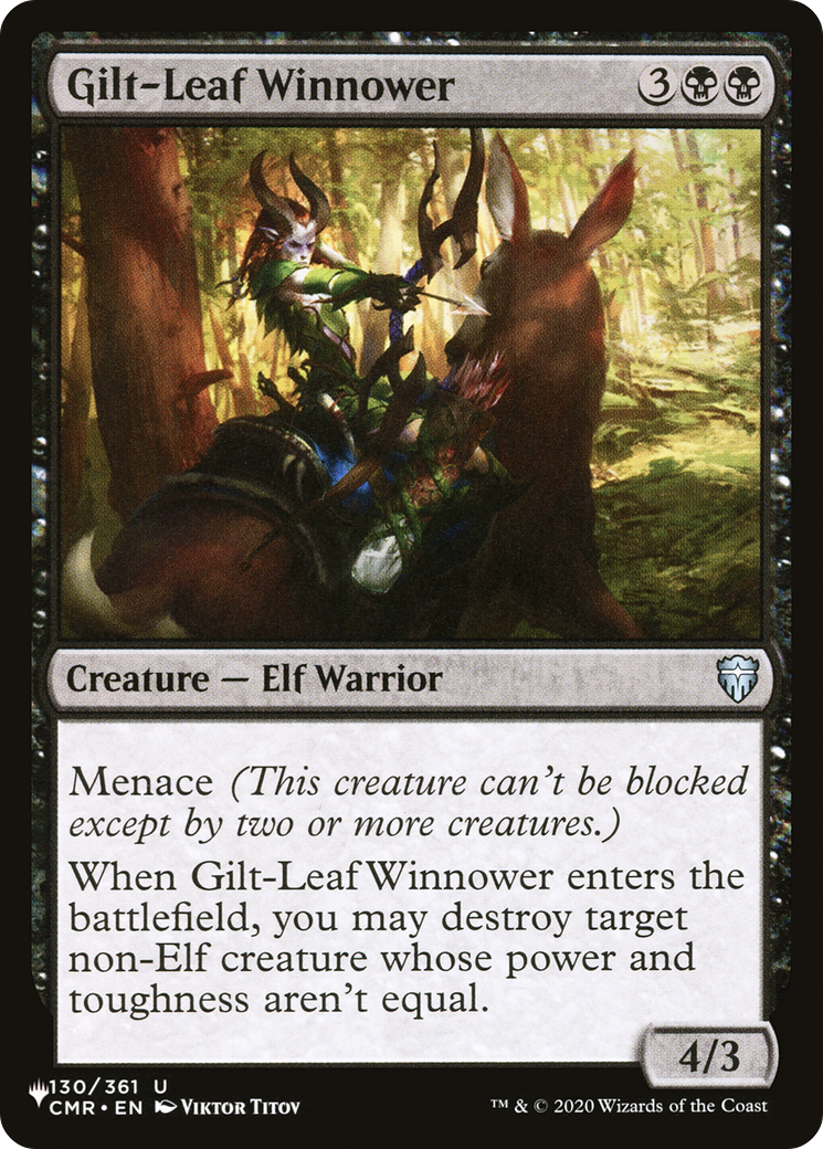 Gilt-Leaf Winnower [The List] | Fandemonia Ltd