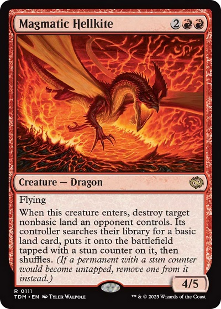 Magmatic Hellkite [Tarkir: Dragonstorm] | Fandemonia Ltd