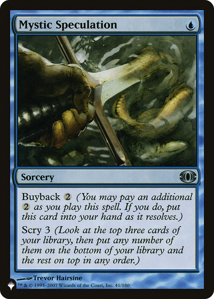 Mystic Speculation [The List] | Fandemonia Ltd