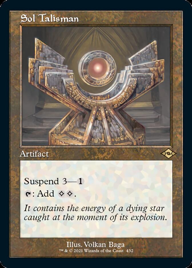 Sol Talisman (Retro) [Modern Horizons 2] | Fandemonia Ltd
