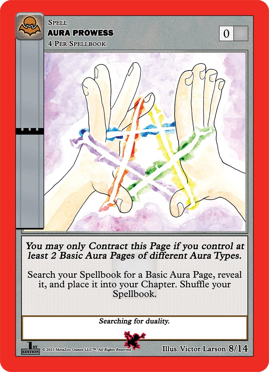 Aura Prowess (Moca Vampire) [Cryptid Nation: Nightfall First Edition Release Event Deck] | Fandemonia Ltd