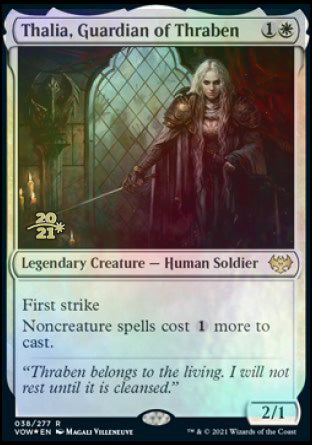 Thalia, Guardian of Thraben [Innistrad: Crimson Vow Prerelease Promos] | Fandemonia Ltd
