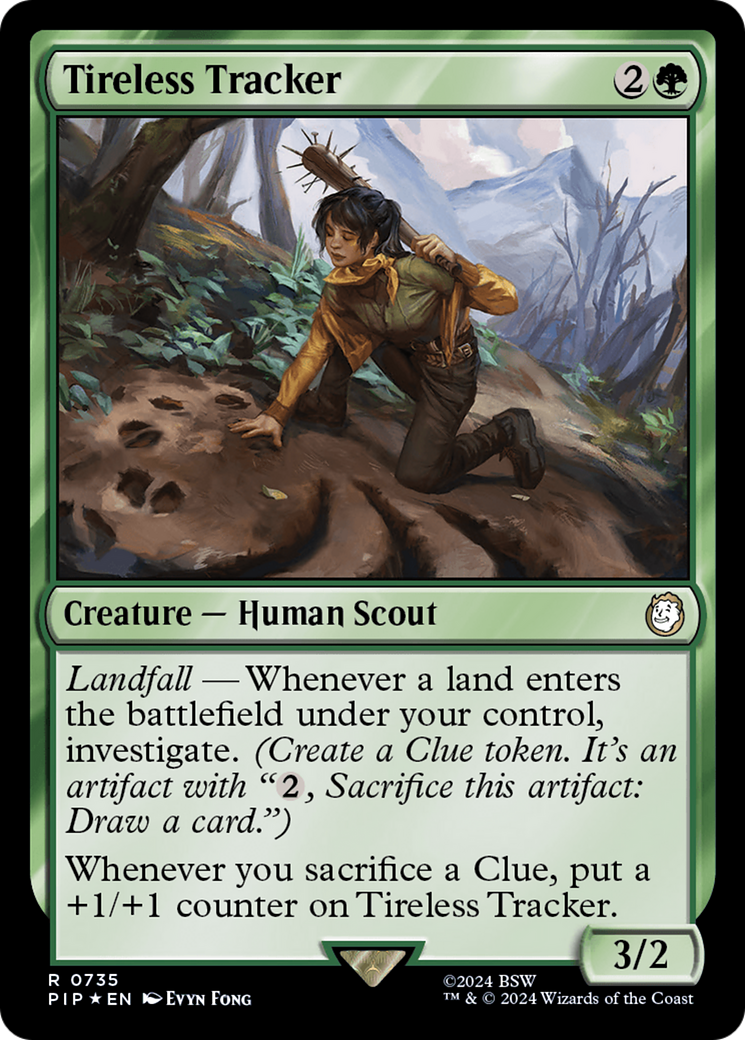 Tireless Tracker (Surge Foil) [Fallout] | Fandemonia Ltd