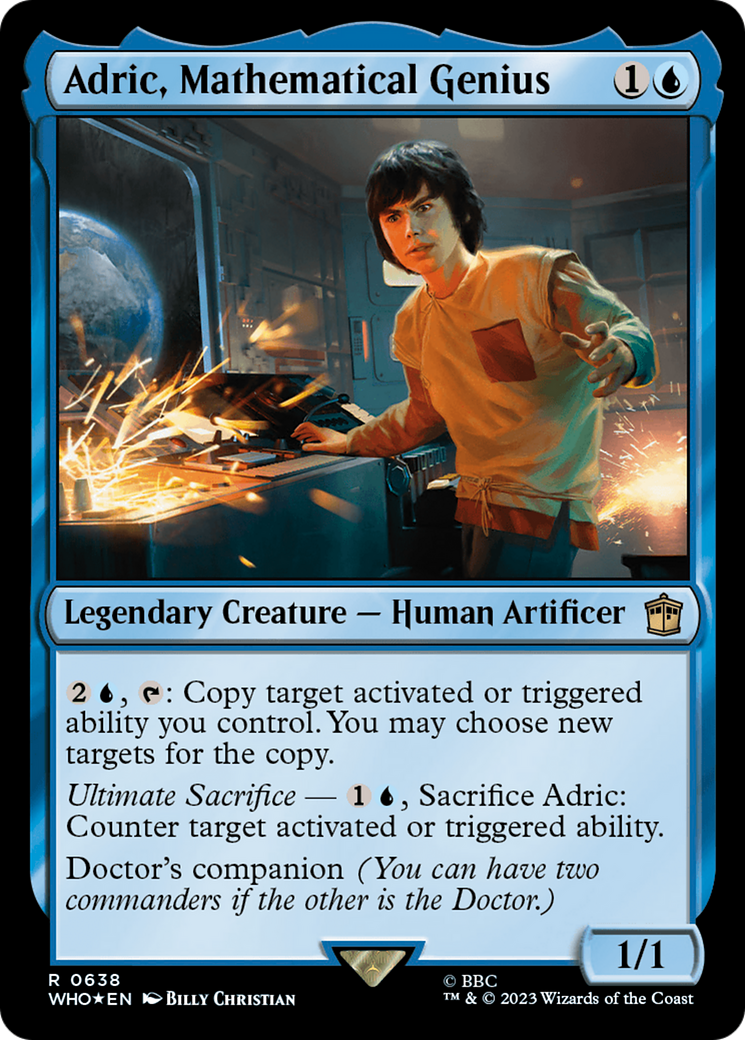 Adric, Mathematical Genius (Surge Foil) [Doctor Who] | Fandemonia Ltd