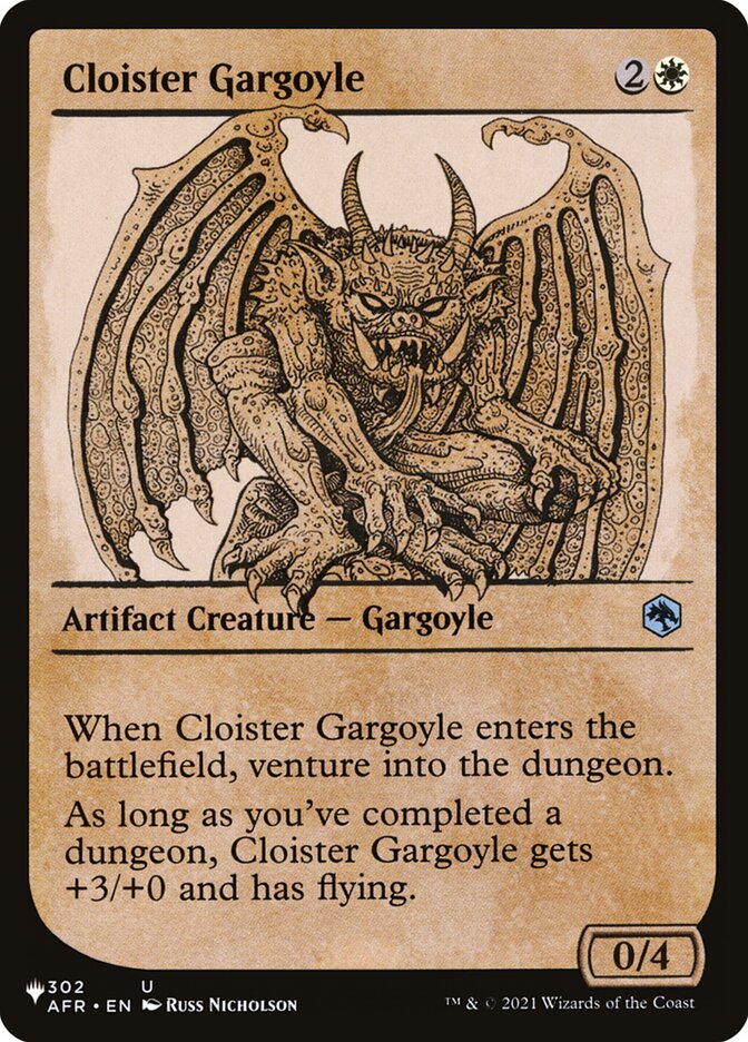 Cloister Gargoyle (Showcase) [The List] | Fandemonia Ltd