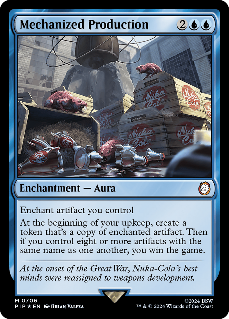 Mechanized Production (Surge Foil) [Fallout] | Fandemonia Ltd