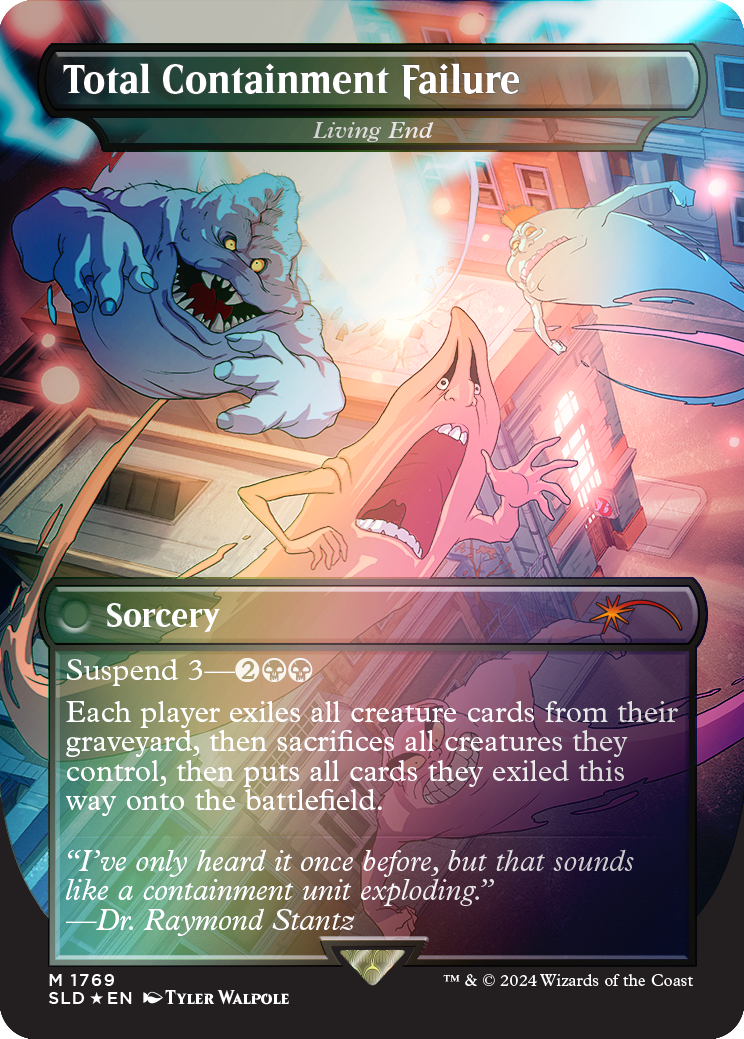 Total Containment Failure - Living End (Rainbow Foil) [Secret Lair Drop Series] | Fandemonia Ltd