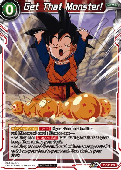 Get That Monster! (P-343) [Tournament Promotion Cards] | Fandemonia Ltd
