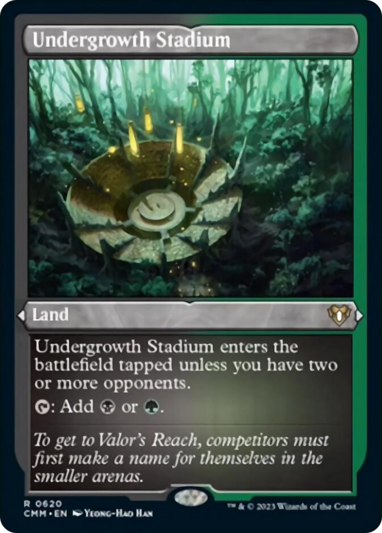 Undergrowth Stadium (Foil Etched) [Commander Masters] | Fandemonia Ltd