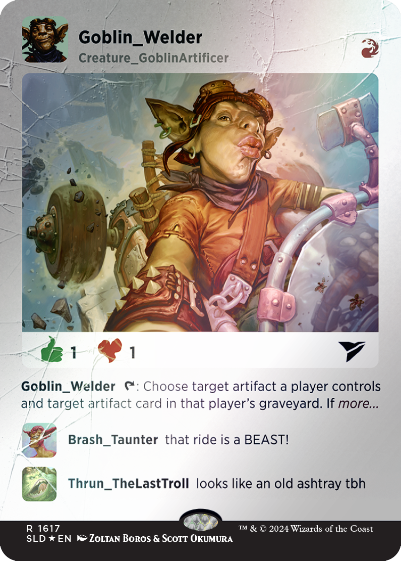 Goblin Welder (Rainbow Foil) [Secret Lair Drop Series] | Fandemonia Ltd