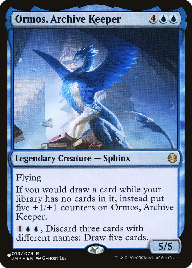 Ormos, Archive Keeper [The List] | Fandemonia Ltd