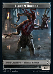 Horror // Eldrazi Horror Double-Sided Token [Commander Legends: Battle for Baldur's Gate Tokens] | Fandemonia Ltd