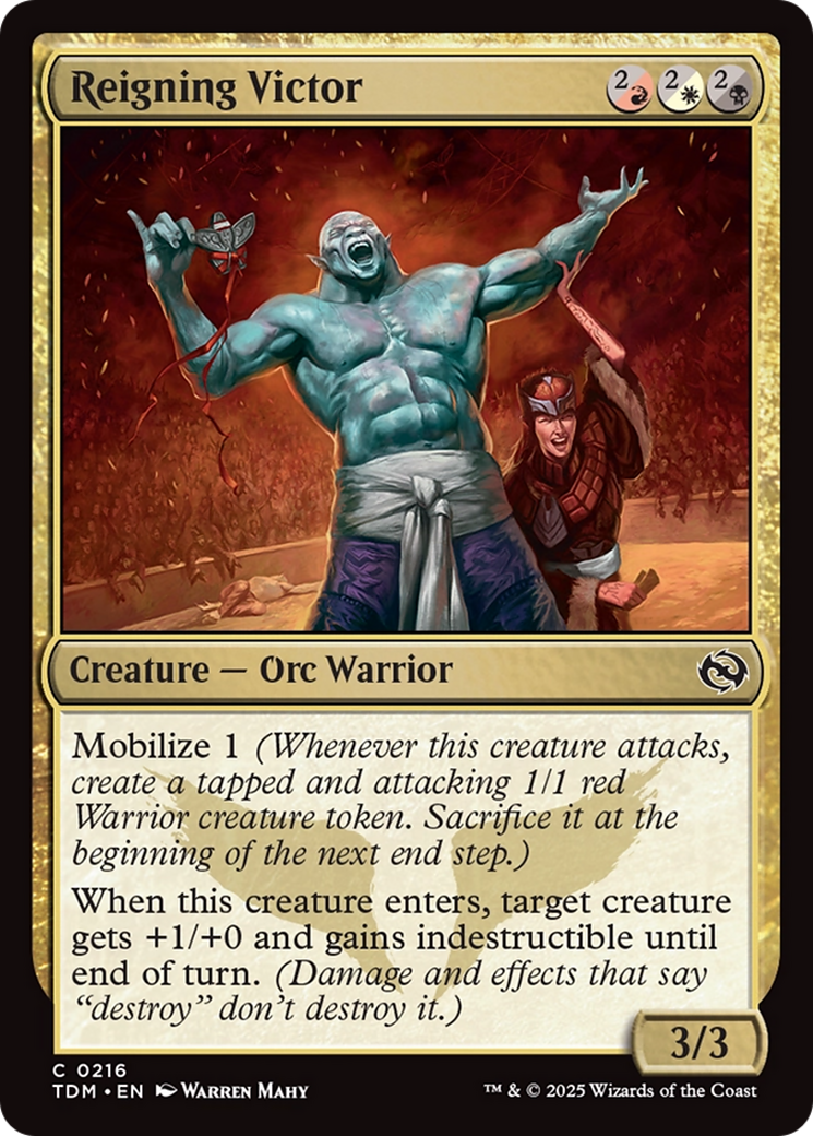 Reigning Victor [Tarkir: Dragonstorm] | Fandemonia Ltd