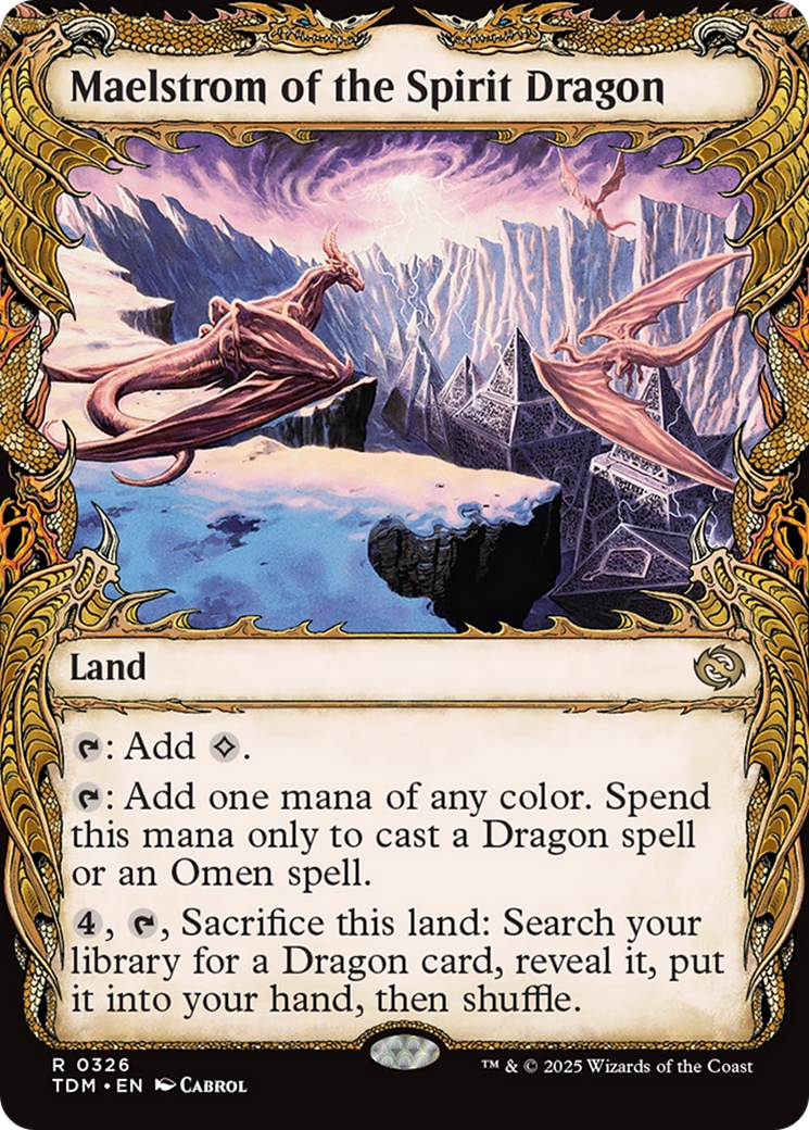 Maelstrom of the Spirit Dragon (Showcase) [Tarkir: Dragonstorm] | Fandemonia Ltd