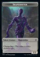 Kor Warrior // Shapeshifter (023) Double-Sided Token [Commander Legends: Battle for Baldur's Gate Tokens] | Fandemonia Ltd