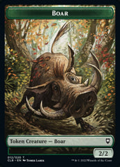Boar // Ogre Double-Sided Token [Commander Legends: Battle for Baldur's Gate Tokens] | Fandemonia Ltd