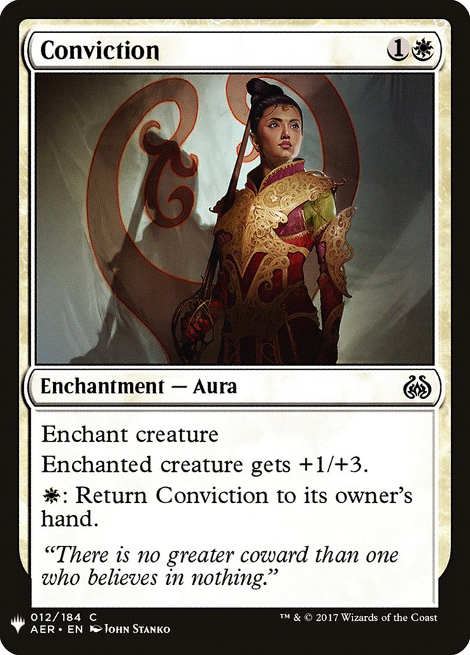 Conviction [Mystery Booster] | Fandemonia Ltd