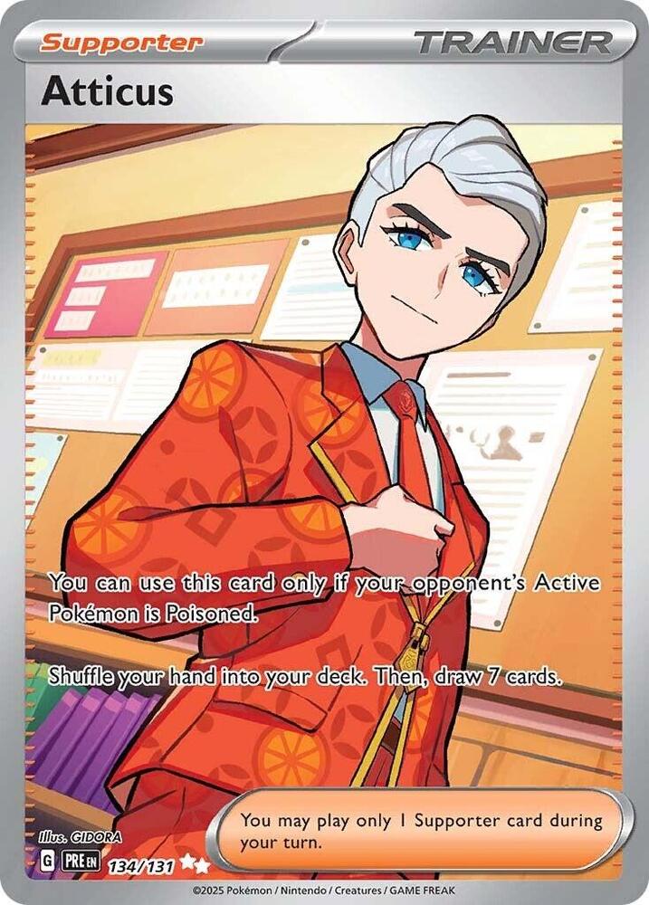 Atticus (134/131) [Scarlet & Violet: Prismatic Evolutions] | Fandemonia Ltd