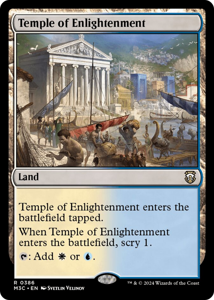 Temple of Enlightenment (Ripple Foil) [Modern Horizons 3 Commander] | Fandemonia Ltd