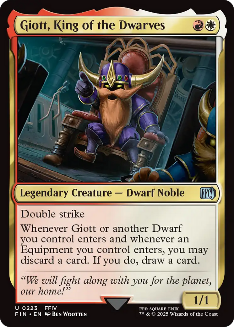 Giott, King of the Dwarves [FINAL FANTASY] | Fandemonia Ltd