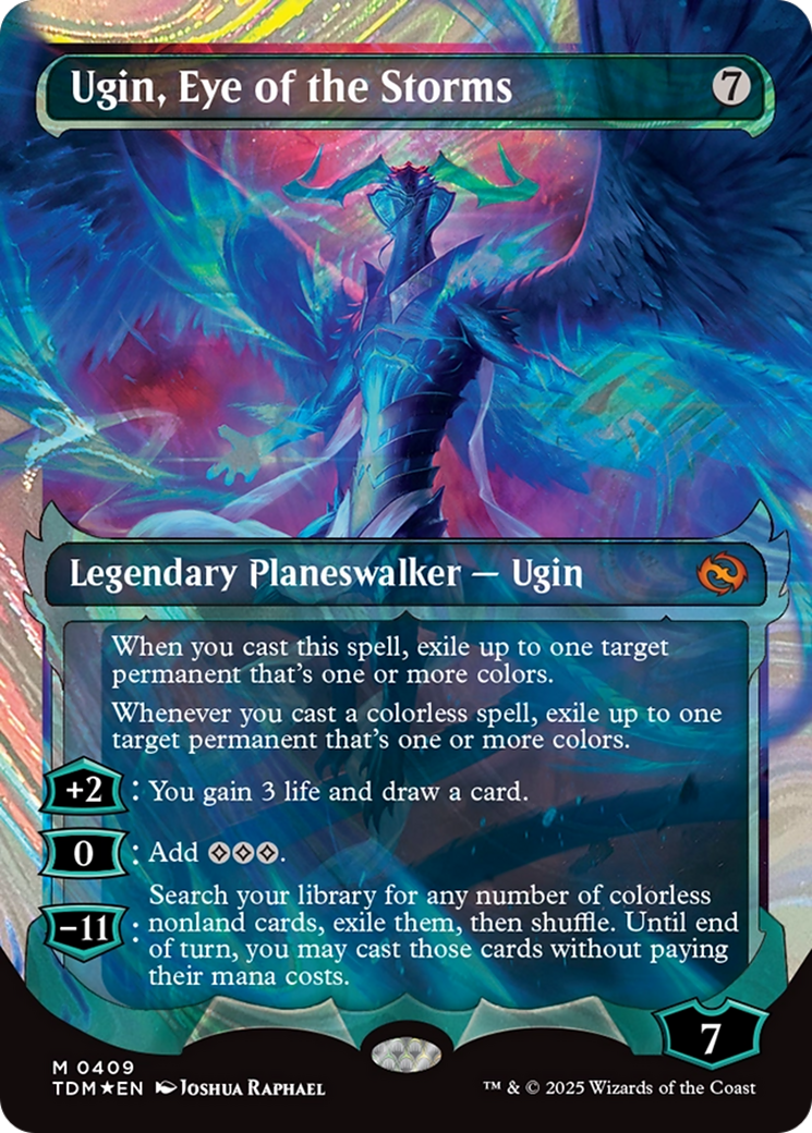 Ugin, Eye of the Storms (Showcase) (Halo Foil) [Tarkir: Dragonstorm] | Fandemonia Ltd