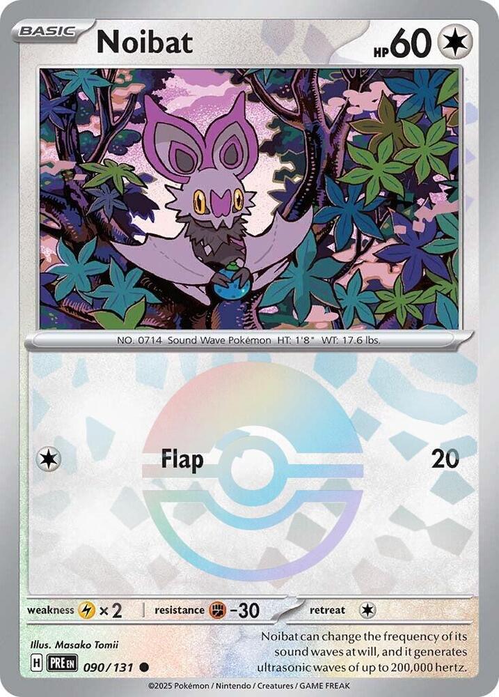 Noibat (090/131) (Poke Ball Pattern) [Scarlet & Violet: Prismatic Evolutions] | Fandemonia Ltd