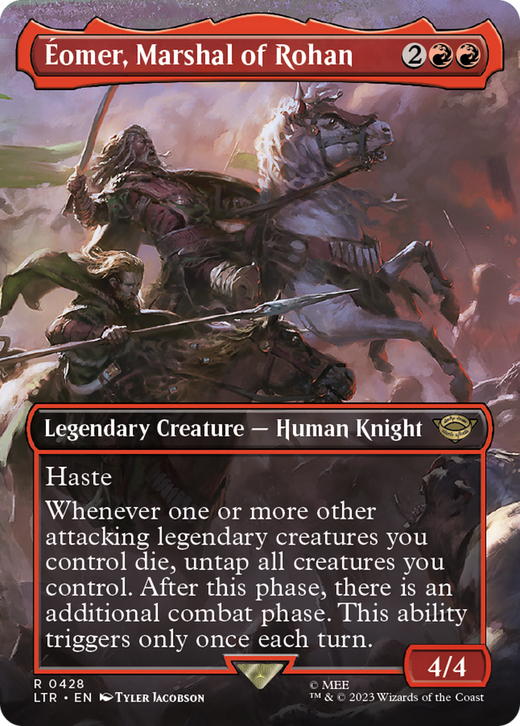 Eomer, Marshal of Rohan (Borderless Alternate Art) [The Lord of the Rings: Tales of Middle-Earth] | Fandemonia Ltd