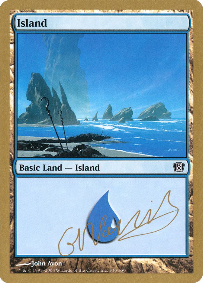 Island (gn336) (Gabriel Nassif) [World Championship Decks 2004] | Fandemonia Ltd