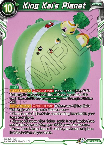 King Kai's Planet (BT15-088) [Saiyan Showdown] | Fandemonia Ltd