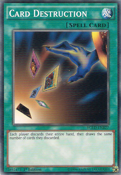 Card Destruction [YGLD-ENB27] Common | Fandemonia Ltd