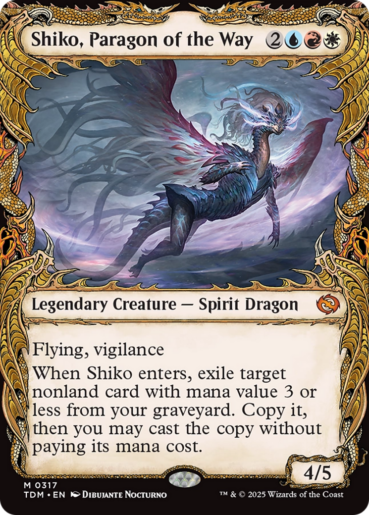 Shiko, Paragon of the Way (Showcase) [Tarkir: Dragonstorm] | Fandemonia Ltd