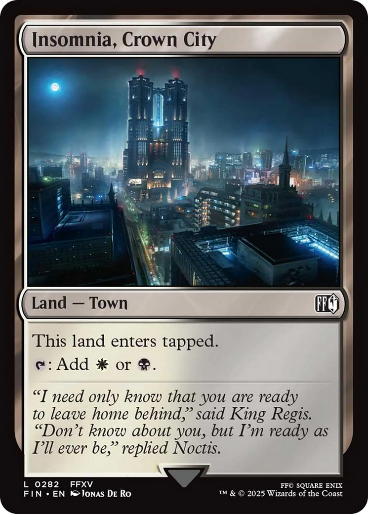 Insomnia, Crown City [FINAL FANTASY] | Fandemonia Ltd