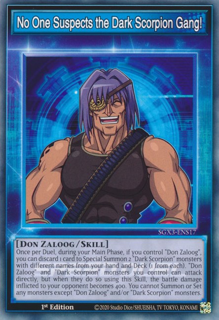 No One Suspects the Dark Scorpion Gang! [SGX3-ENS17] Common | Fandemonia Ltd