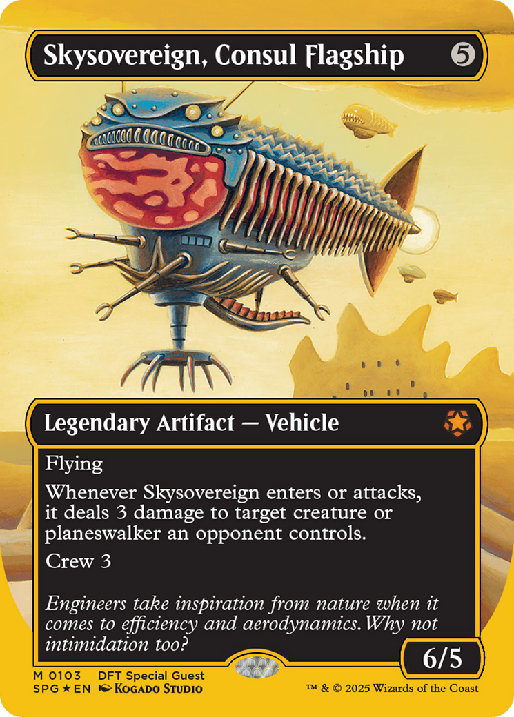 Skysovereign, Consul Flagship (First-Place Foil) [Aetherdrift Special Guests] | Fandemonia Ltd