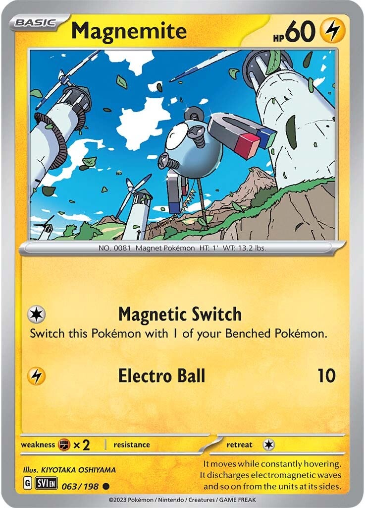 Magnemite (063/198) [Scarlet & Violet: Base Set] | Fandemonia Ltd
