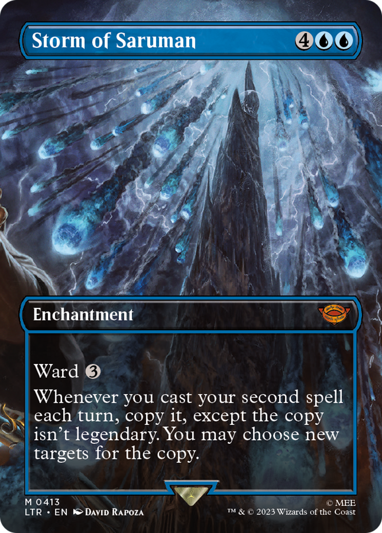 Storm of Saruman (Borderless Alternate Art) [The Lord of the Rings: Tales of Middle-Earth] | Fandemonia Ltd