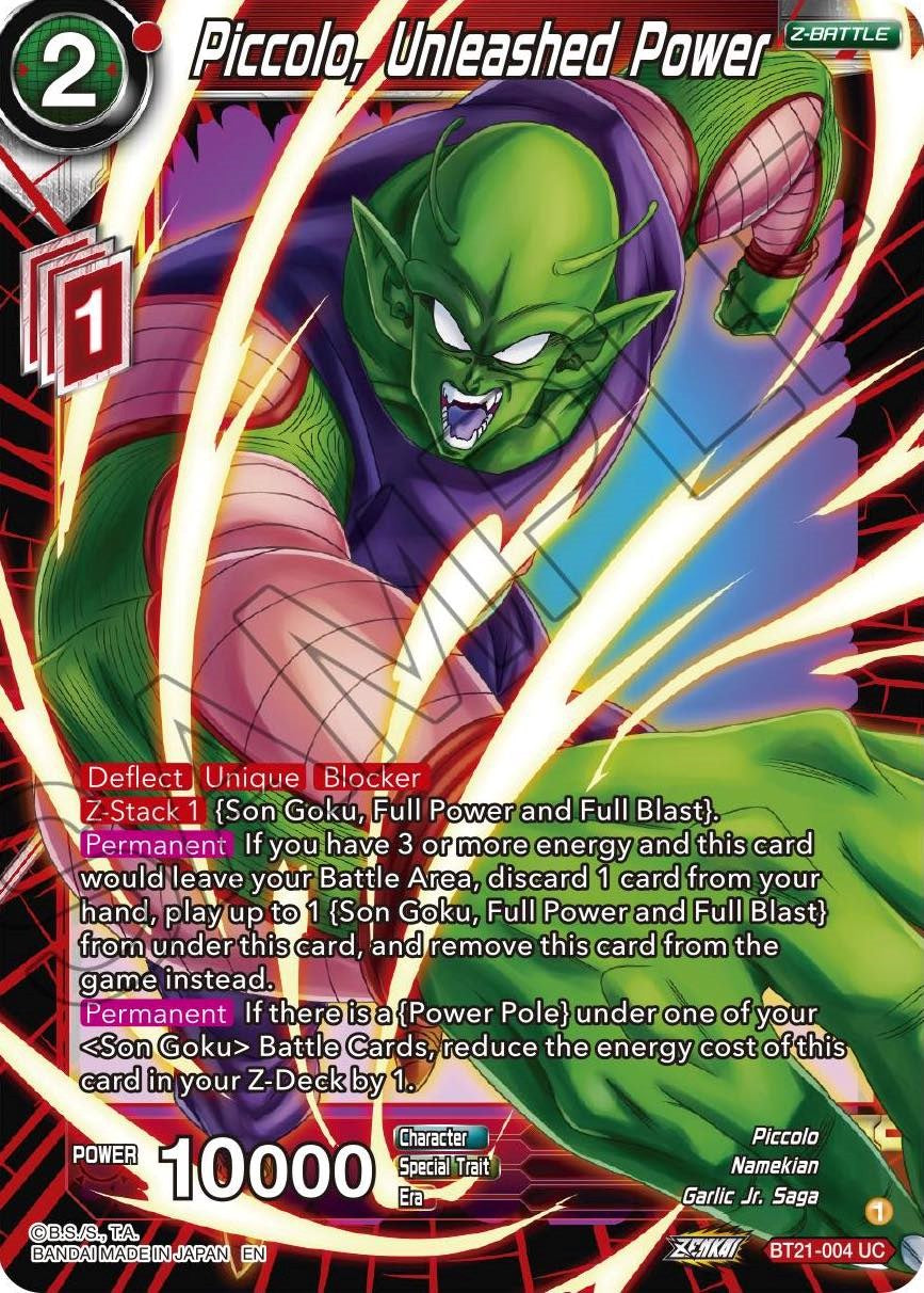 Piccolo, Unleashed Power (BT21-004) [Wild Resurgence] | Fandemonia Ltd
