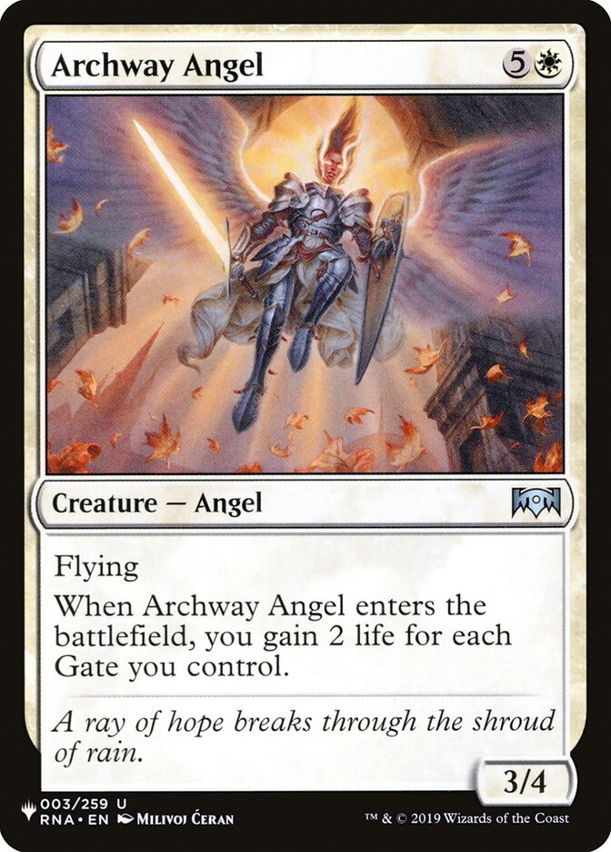 Archway Angel [The List] | Fandemonia Ltd
