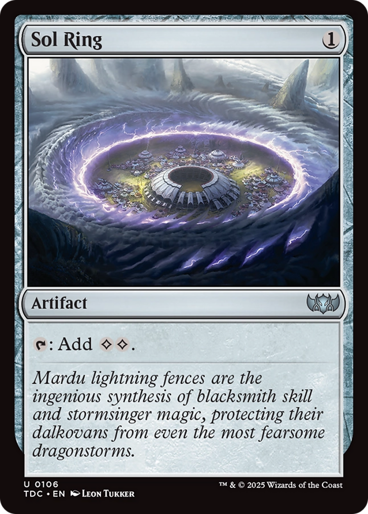 Sol Ring [Tarkir: Dragonstorm Commander] | Fandemonia Ltd