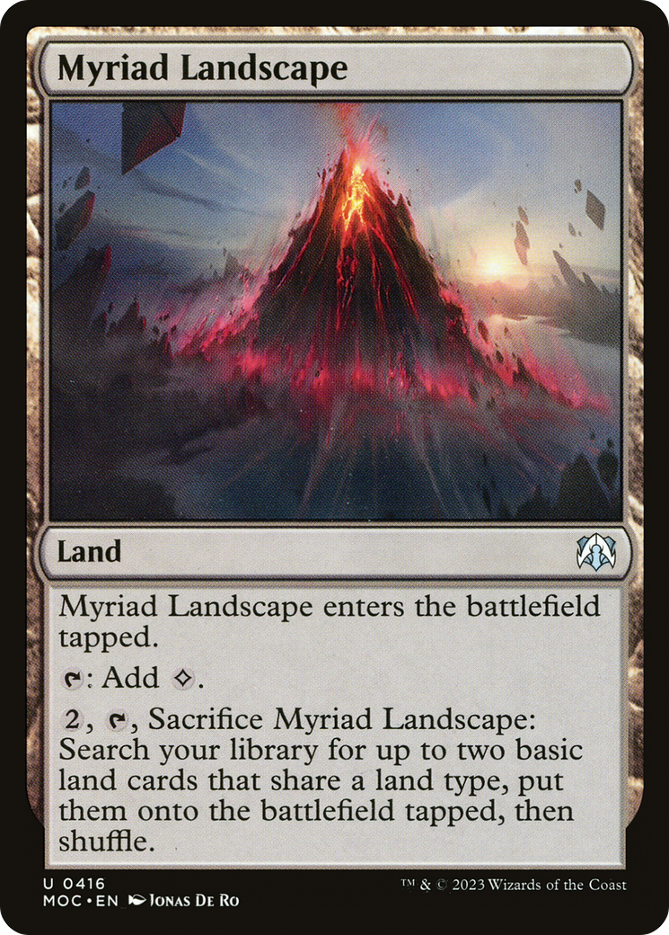 Myriad Landscape [March of the Machine Commander] | Fandemonia Ltd