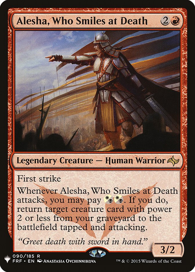 Alesha, Who Smiles at Death [Mystery Booster] | Fandemonia Ltd