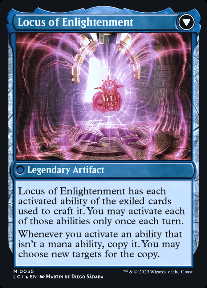 The Enigma Jewel // Locus of Enlightenment [The Lost Caverns of Ixalan Prerelease Cards] | Fandemonia Ltd