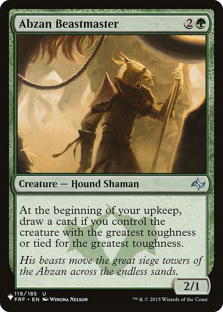 Abzan Beastmaster [The List] | Fandemonia Ltd