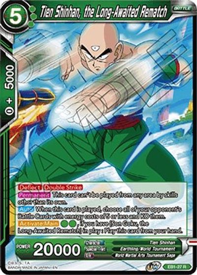 Tien Shinhan, the Long-Awaited Rematch (EB1-027) [Battle Evolution Booster] | Fandemonia Ltd